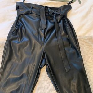 Babaton Vegan Leather Pant - Size 12